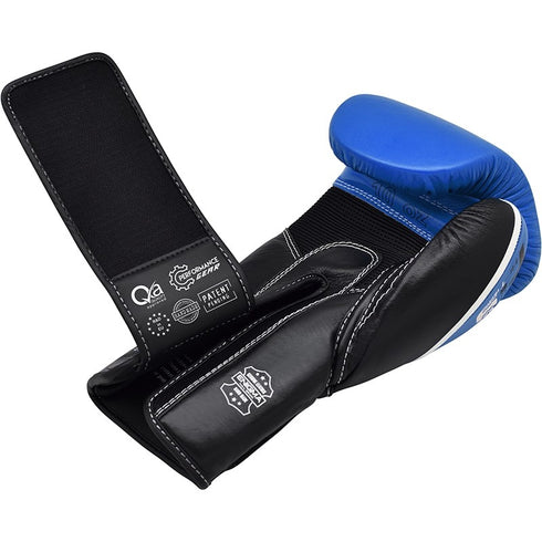 RDX T9 ACE LEATHER BOXING GLOVES(Blue)-5